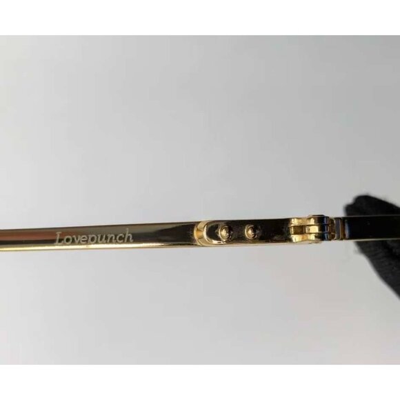 Pre-owned Gentle Monster Love Punch 55mm Titanium Aviator Sunglasses Gold Mirror - Picture 8 of 12